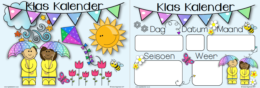 A3 Plakkaat: My Kalender, Weerkaart & Nuus - Image 3
