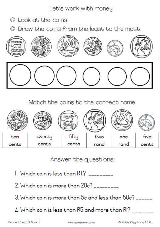 Grade 1 Mathematics Activity Book Term 3 - My Klaskamer