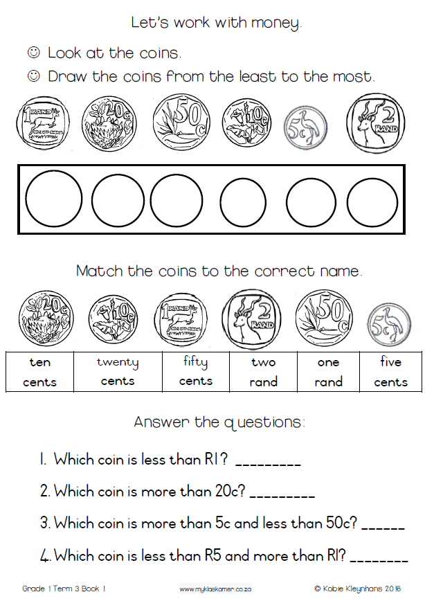 Grade 1 Mathematics Activity Book Term 3 - My Klaskamer