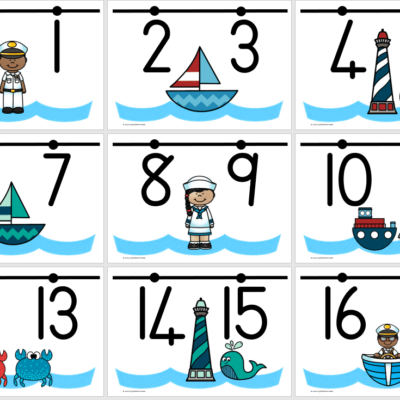 Vloot Getallelyn/Nautical Number Line 1-100