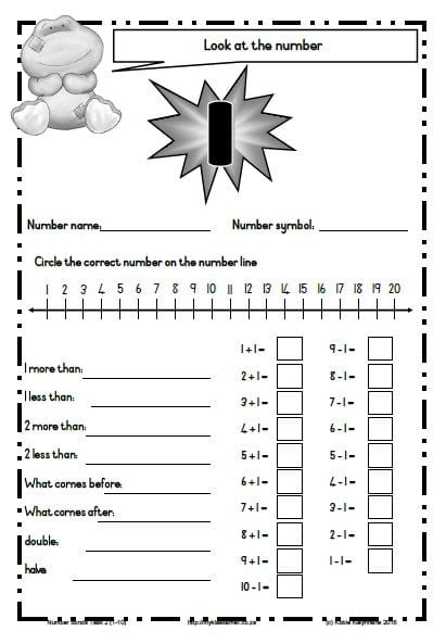Grade 1 Number Bonds Task 2 (1-10) - Image 2