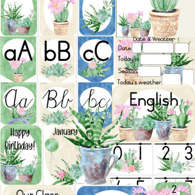 Cactus Classroom Theme