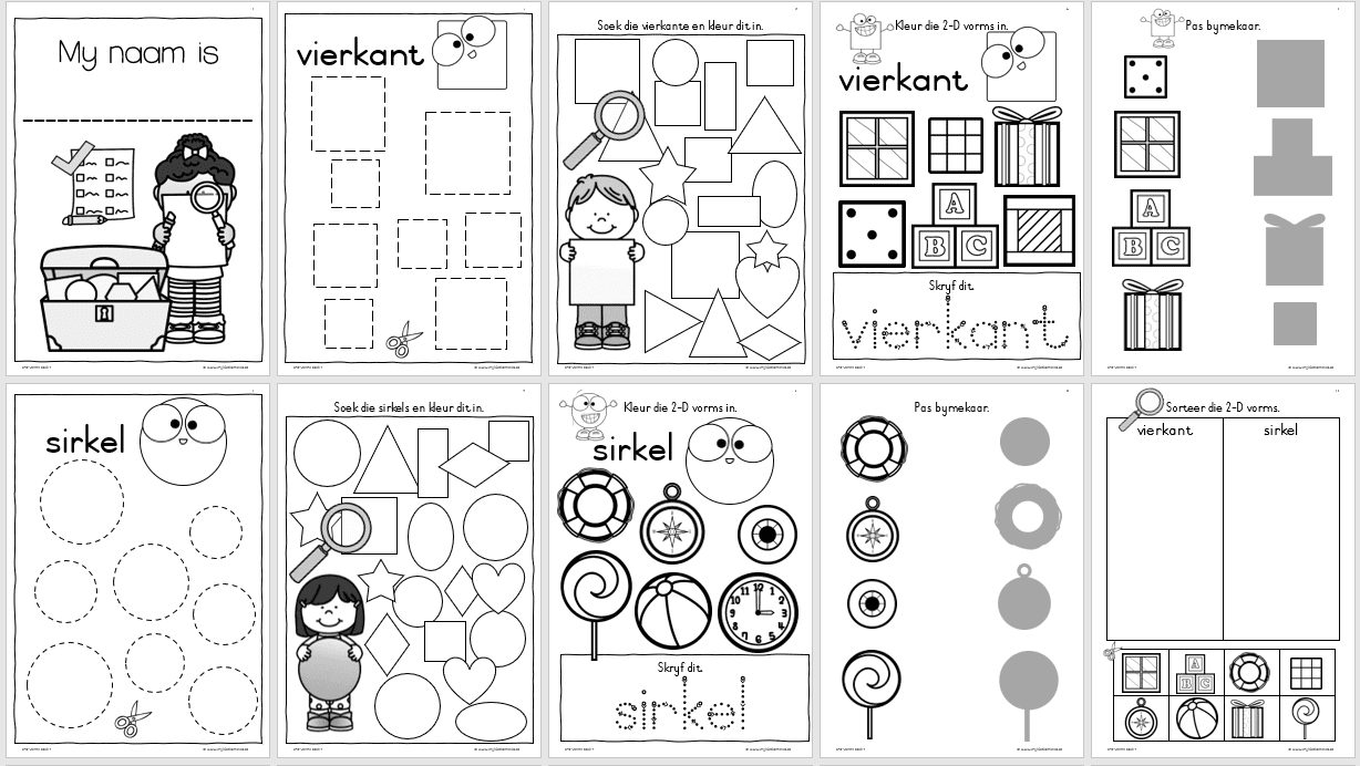 Boek 1: 2D Vorms (Ruimte & Vorm) - Image 2