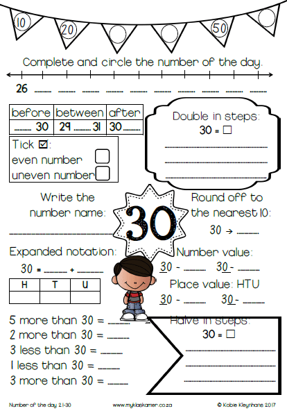 Number of the day 21-30 - Image 5