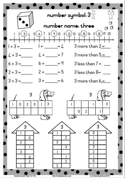 Grade 1 Number Bonds Task 3 (1-10) - Image 3
