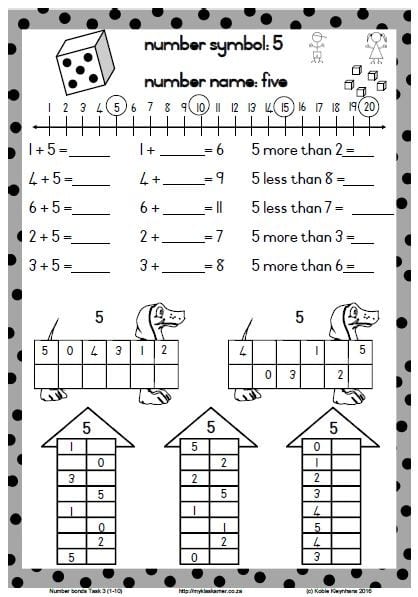 Grade 1 Number Bonds Task 3 (1-10) - Image 4