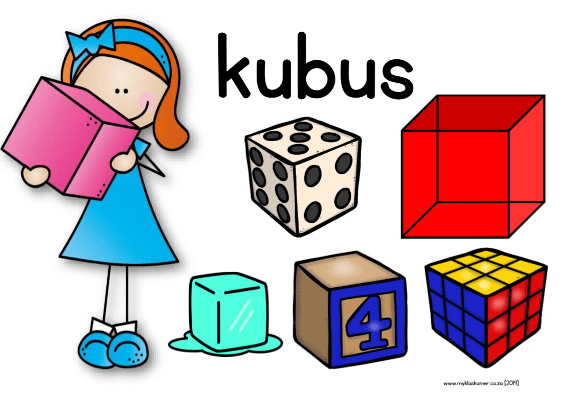 Plakkaat: 3D Voorwerpe (Kinders) - Image 3
