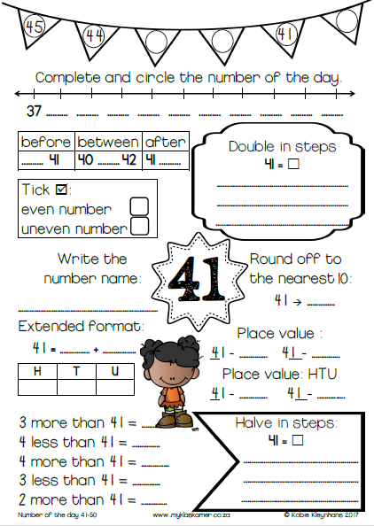 Number of the day 41-50 - Image 2