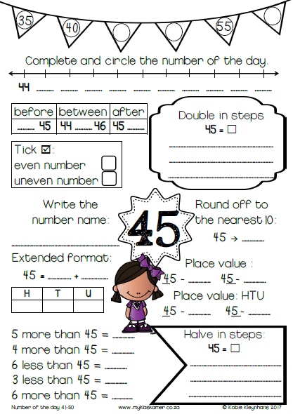 Number of the day 41-50 - Image 3