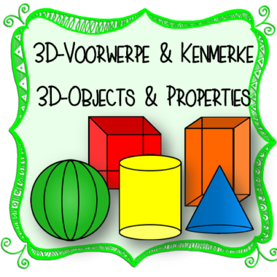 Plakkaat: 3D-Voorwerpe & Eienskappe