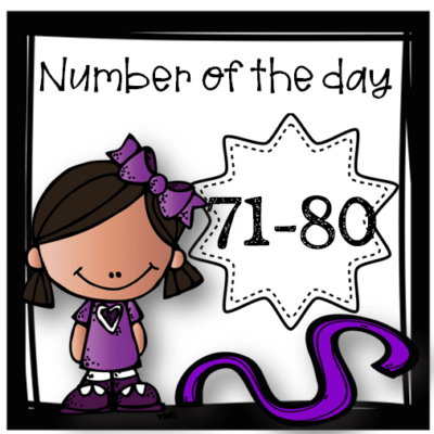Number of the day 71-80