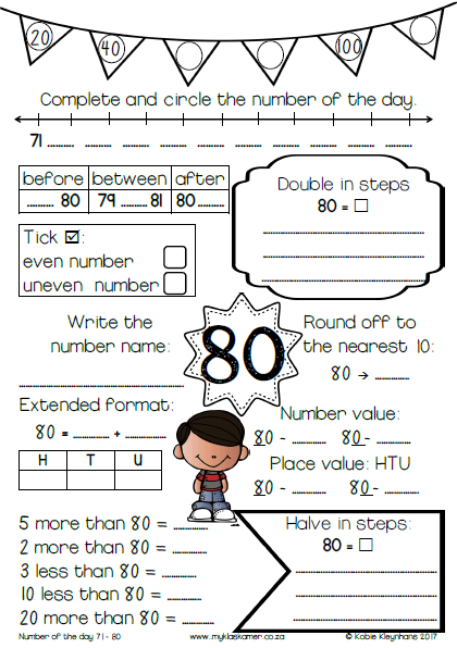 Number of the day 71-80 - Image 5