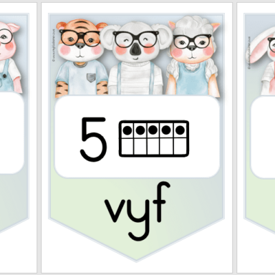Animals with Glasses Getalle 1-1000