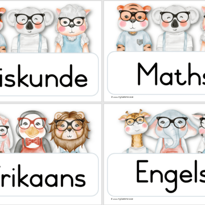 Animal with Glasses Headings
