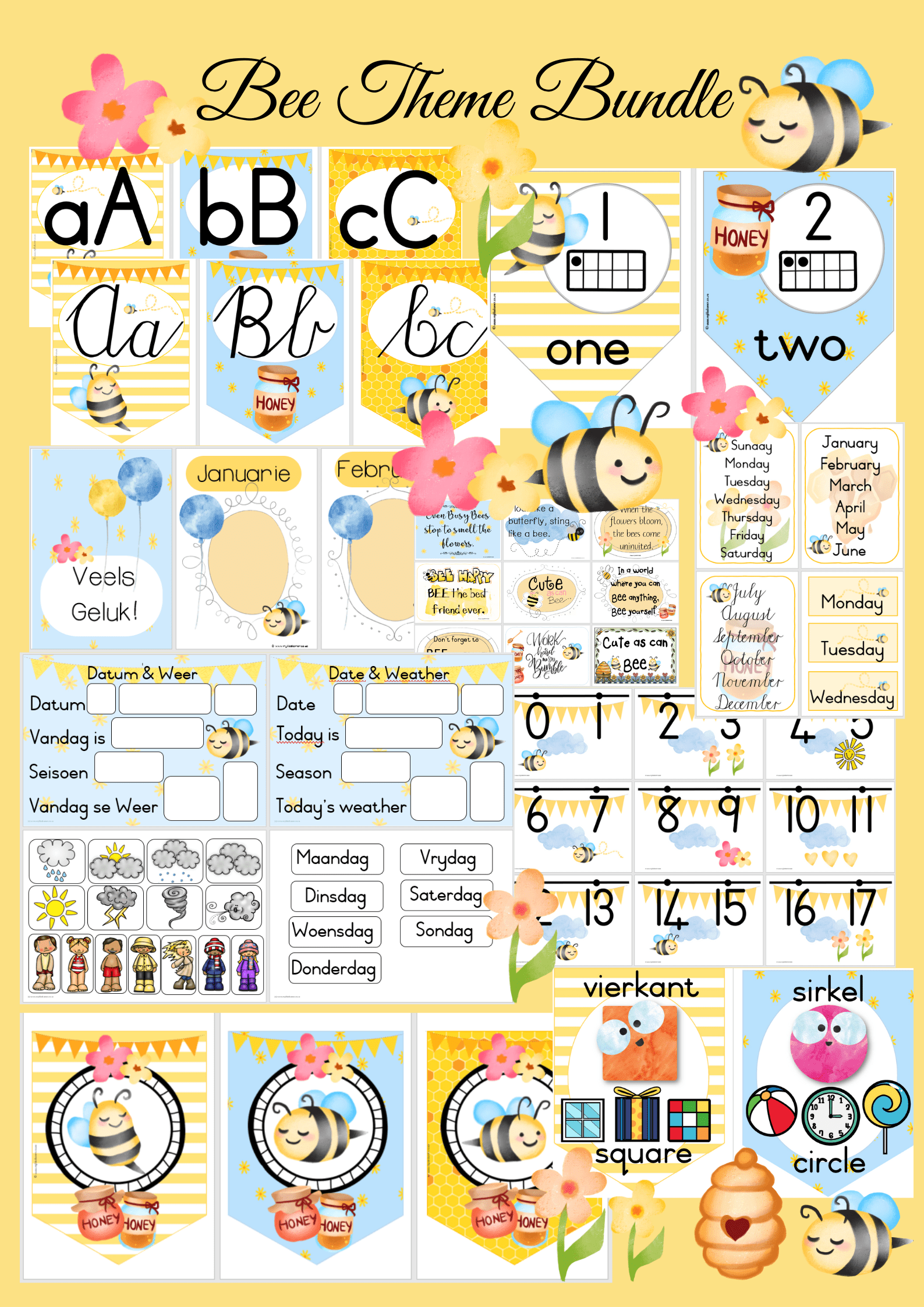 Bee Classroom Theme