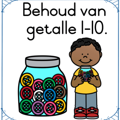 Flitskaarte: Behoud van Getalle 1-10