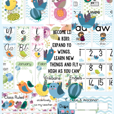Birds Classroom Decor