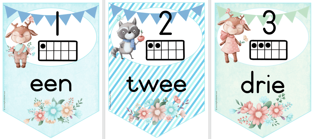 "Cute Deer & Friends" Klaskamer Tema - Image 2