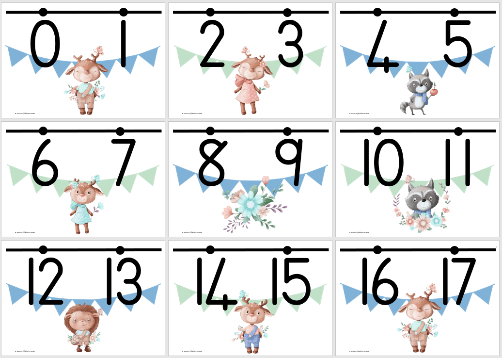 Cute Deer & Friends Classroom Theme - Image 6