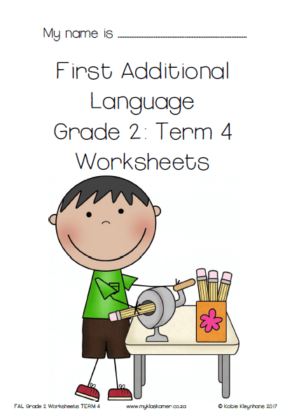 Grade 2 English FAL Worksheets Term 4 - Image 2