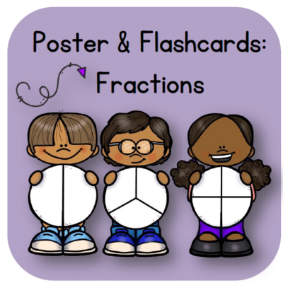 Poster & Flashcards: Fractions