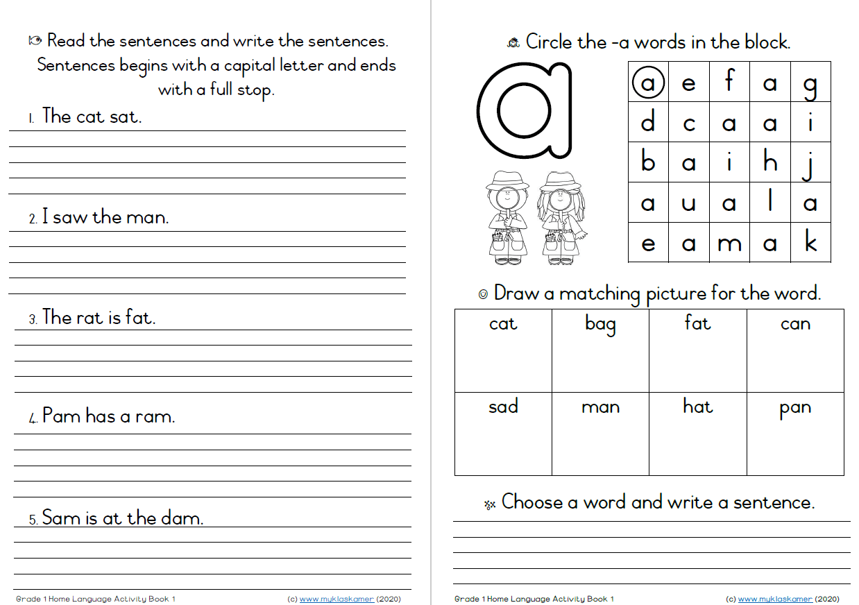 Grade 1 Home Language (ENG) Activity Book 1 - Image 4