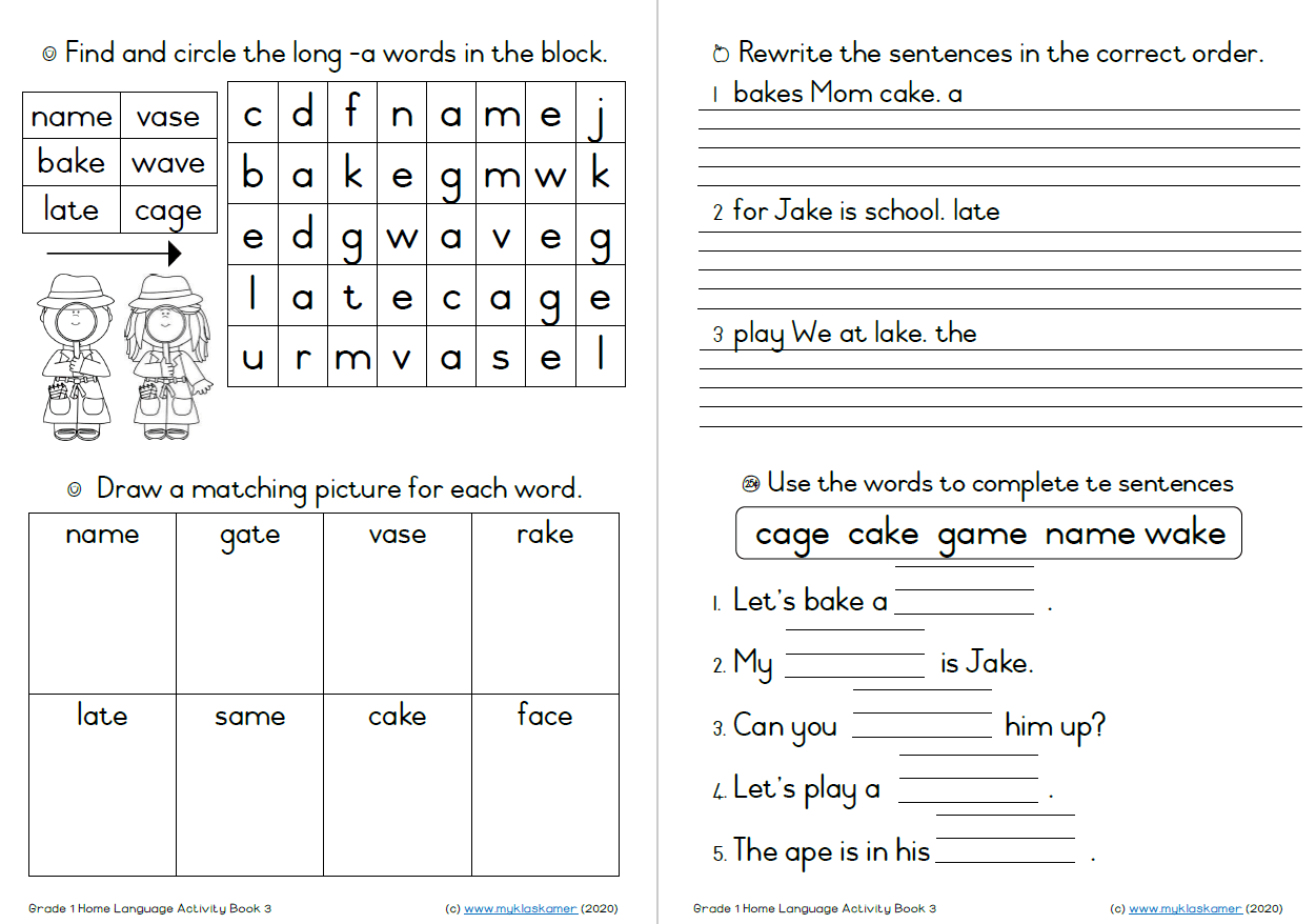 Grade 1 Home Language (ENG) Activity Book 3 - Image 3