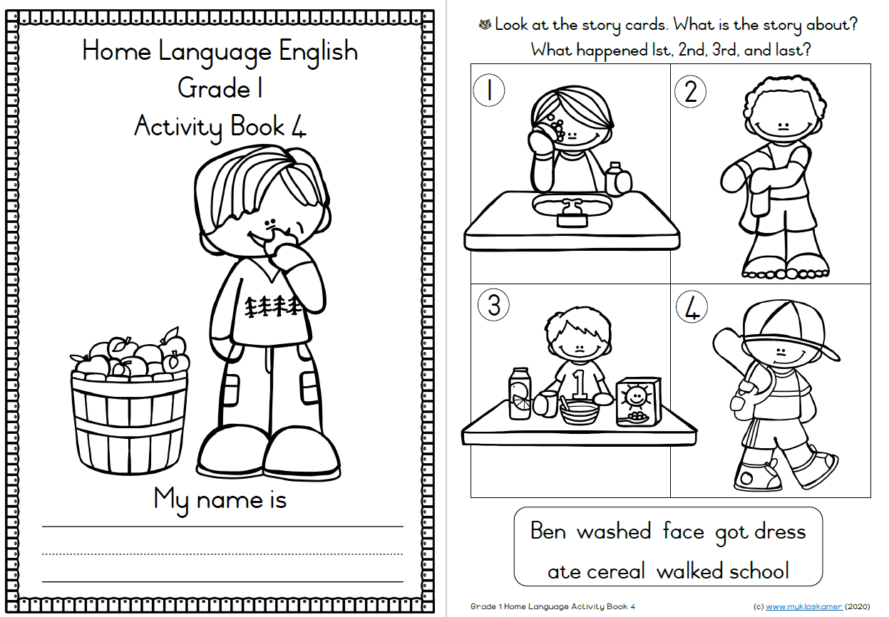 Grade 1 Home Language (ENG) Activity Book 4 - Image 2