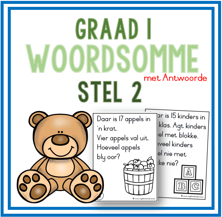 Graad 1 Woordsomme Stel 2