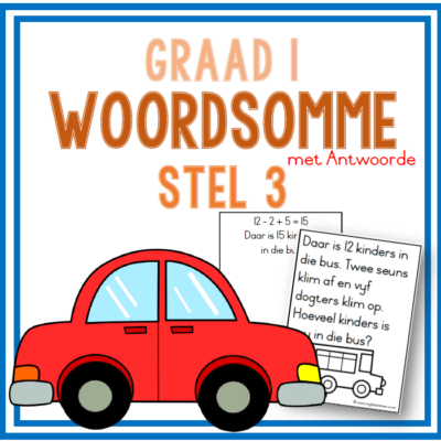 Graad 1 Woordsomme Stel 3