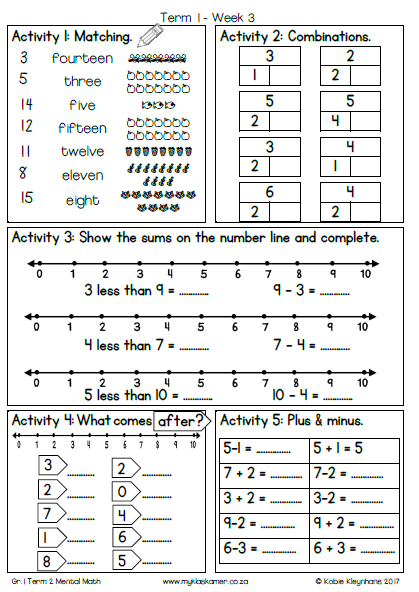 Grade 1 Mental Maths Term 2 - Image 4