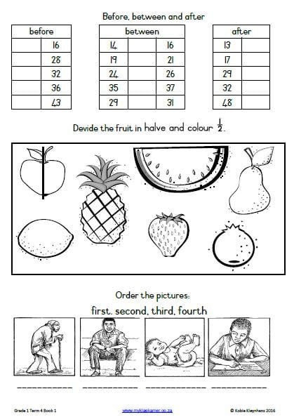 Grade 1 Mathematics Activity Book Term 4 - Image 8