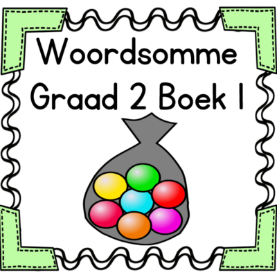 Graad 2 Woordsom Taakkaarte