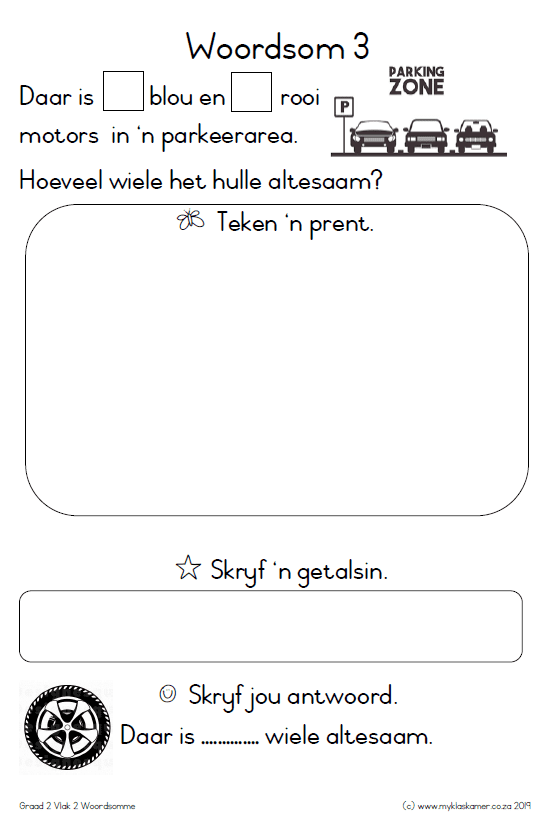 Graad 2 Woordsom Taakkaarte - Image 6