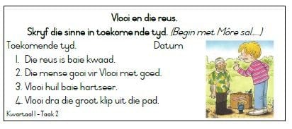 Graad 2 Huistaal Taalgebruik TAAKKAARTE 1 - Image 3