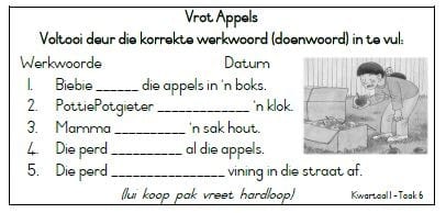 Graad 2 Huistaal Taalgebruik TAAKKAARTE 1 - Image 2