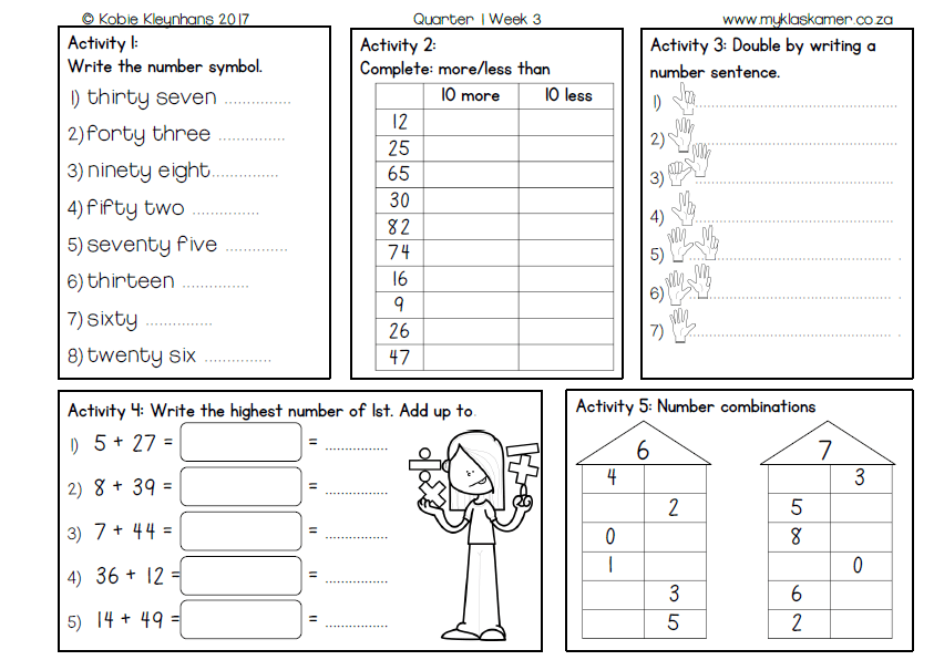 Grade 3 Mental Maths Term 1 - Image 5