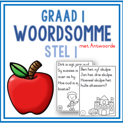 Graad 1 Woordsomme Stel 1