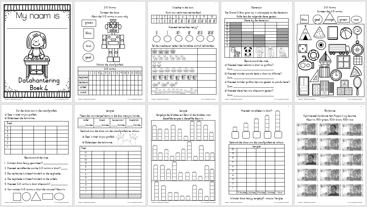Graad 2 Datahantering Boek 4 - Image 2