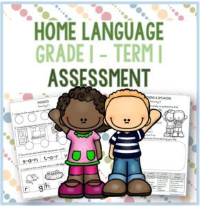 (2023) Grade 1 Home Language Term 1 ASSESSMENT - My Klaskamer
