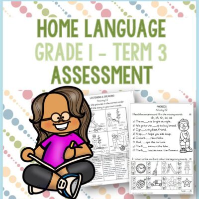 (2023) Grade 1 Home Language Term 3 ASSESSMENT