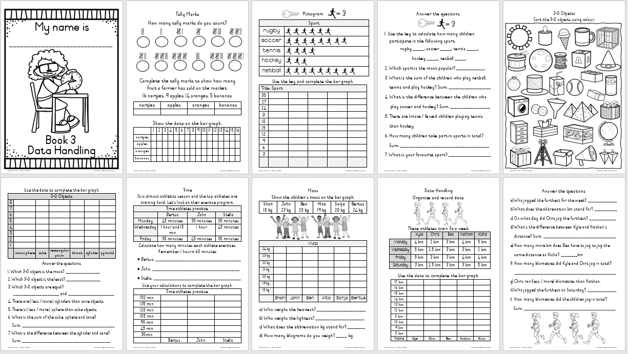 Grade 3 Data Handling Book 3 - Image 2