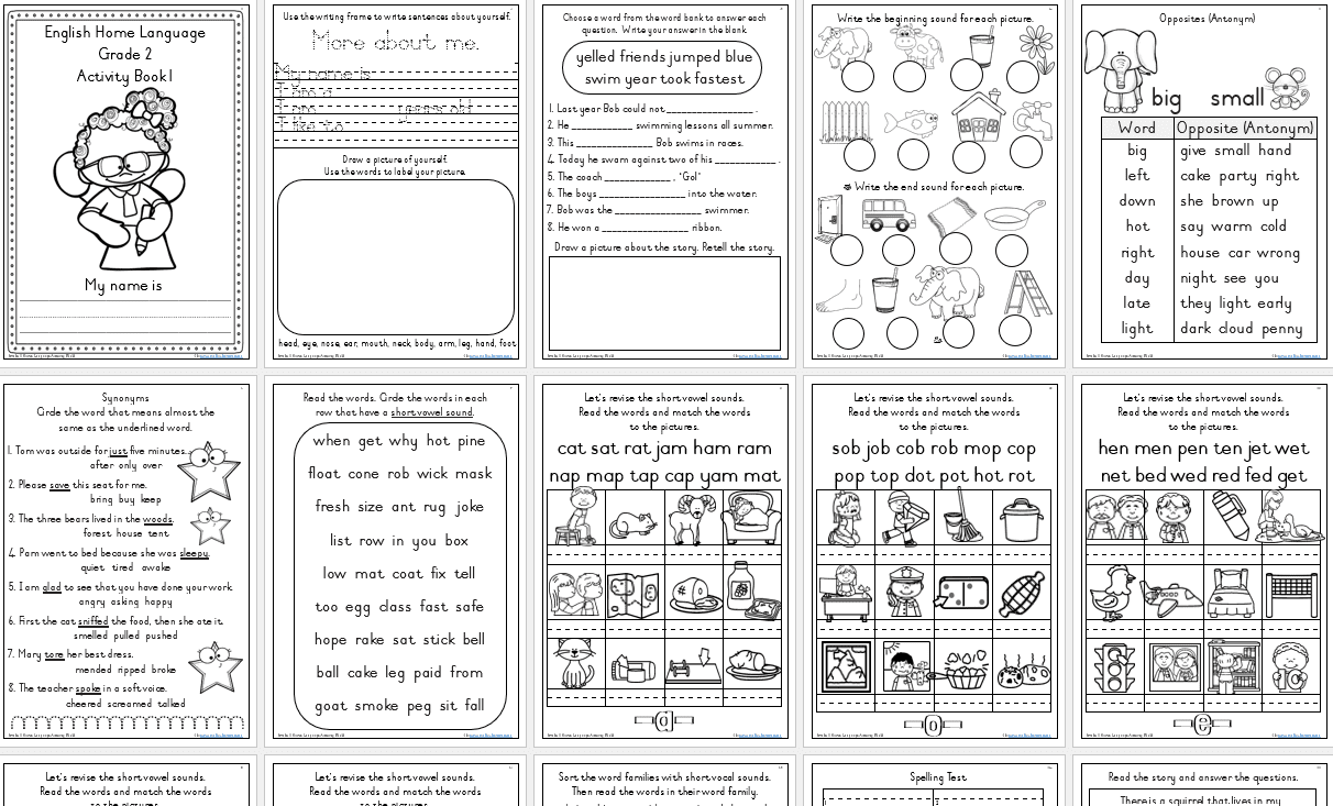 Grade 2 Home Language (ENG) Activity Book Term 1 - Image 2