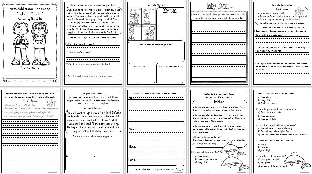 Grade 3 English (FAL) Activity Books Term 4 - Image 2