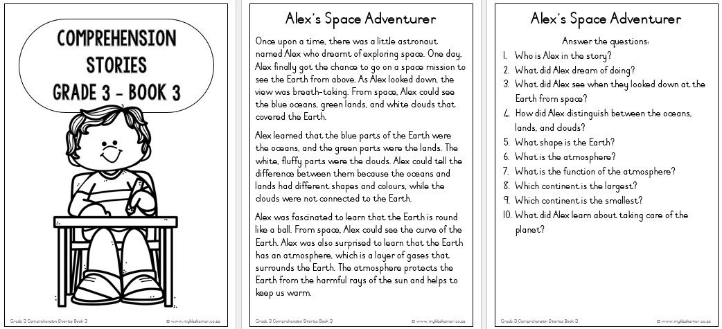 Grade 3 Life Skills Comprehension Stories 3 - Image 2