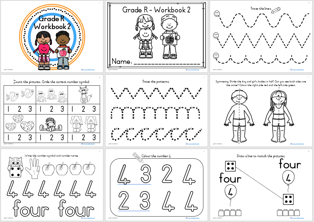 Grade R Mathematics Workbook 2 - Image 2
