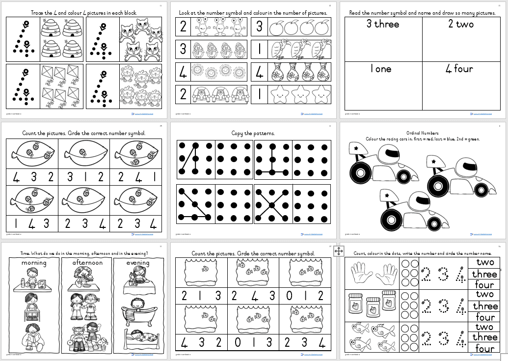 Grade R Mathematics Workbook 2 - Image 3