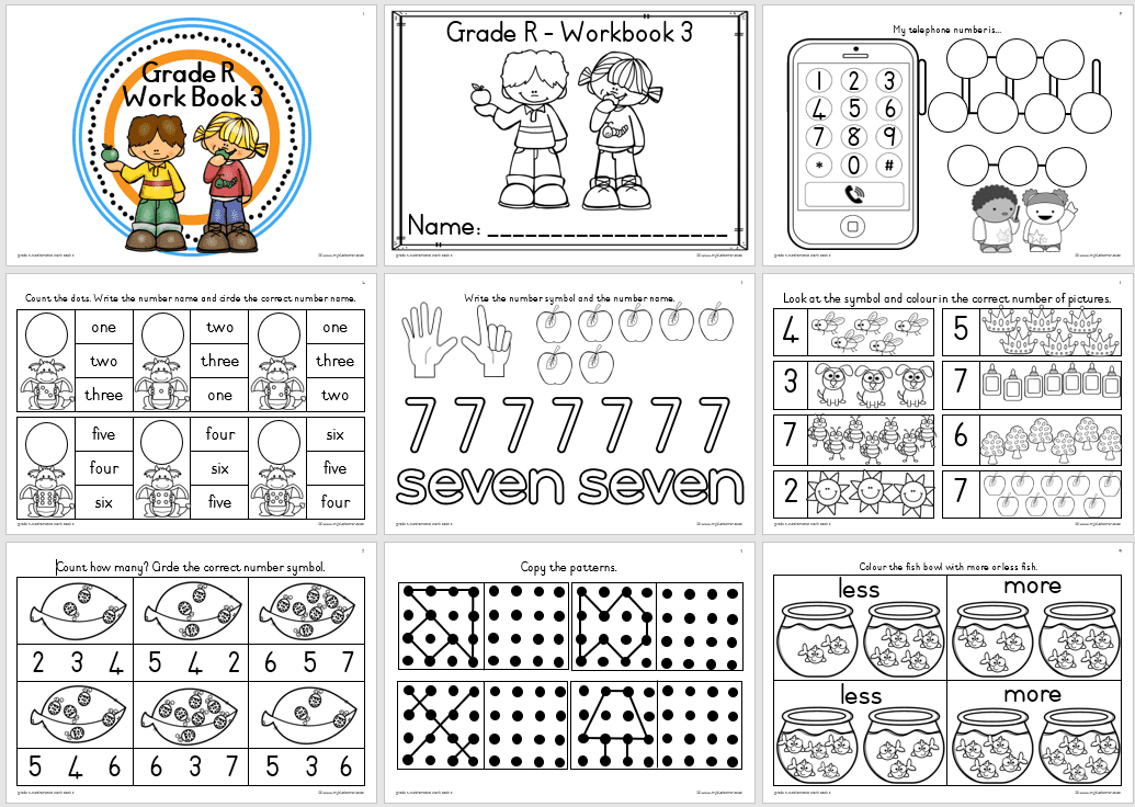 Grade R Mathematics Workbook 3 - Image 2