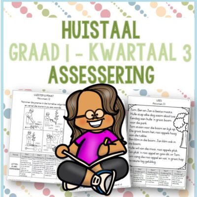 (2023) Graad 1 Huistaal Kwartaal 3 ASSESSERING