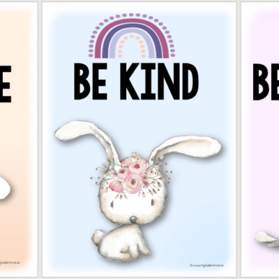Bunny Motivational Posters
